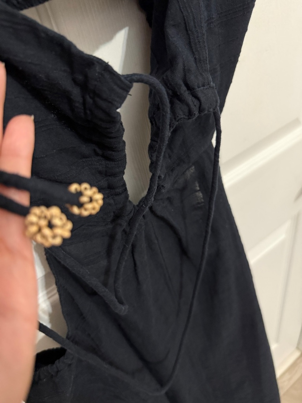 Free People women’s Extra Dose black open back dress - Picture 7 of 11